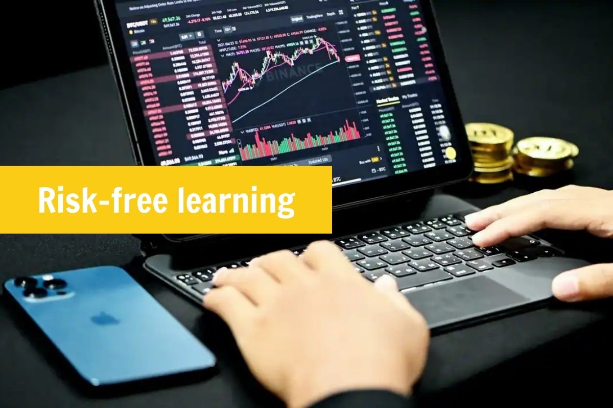 With simulated funds, traders can learn without the fear of financial loss
