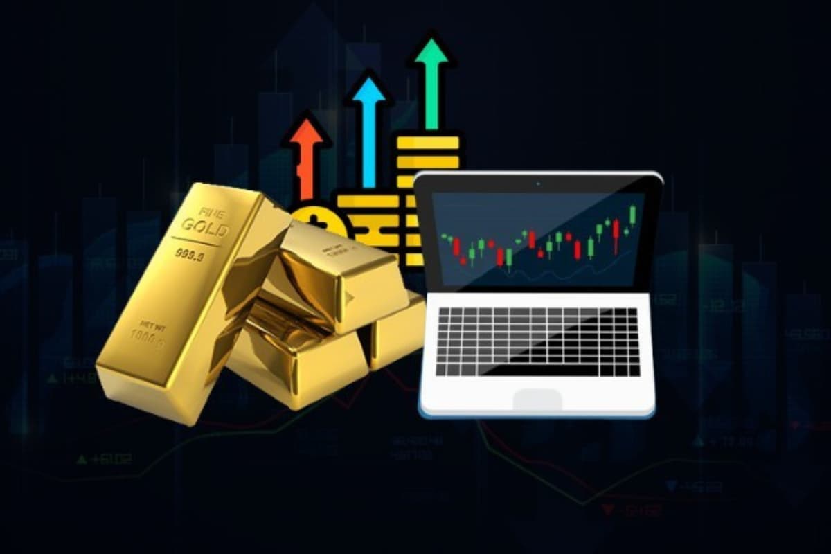 A gold trading platform allows traders to buy and sell gold